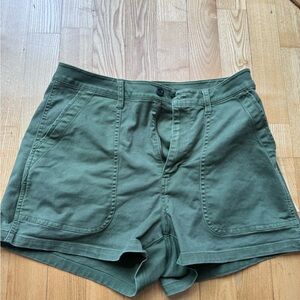 Olive Green Women's Madewell Shorts